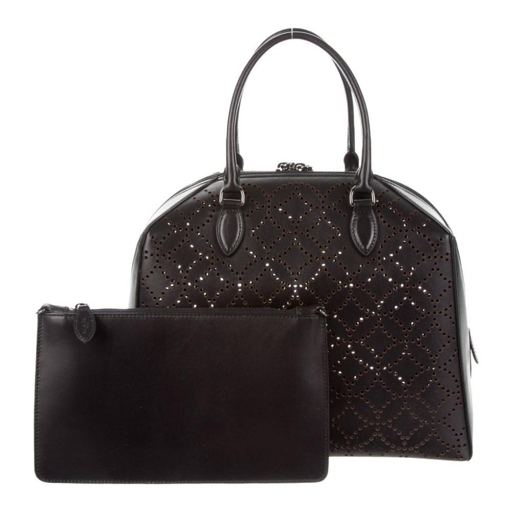 ALAÏALaser Cut Arabesque Dome Bag